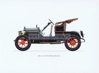 Опель (Opel) Докторваген 1909 года.