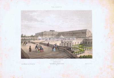 Версаль. Вид на дворец (парковая часть).