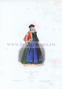 Польская мещанка из Кракова в XVII веке.