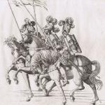 Бальтазар Кюхлер. Серия "Игры рыцарей", 1611 г.