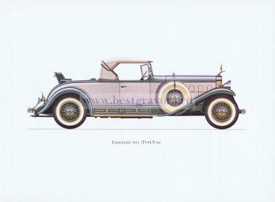 Кадиллак (Cadillac V16) 1931 года.